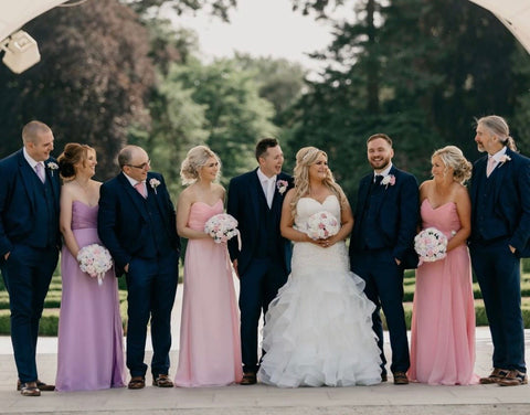 Male Bridesmaid Wears Dress